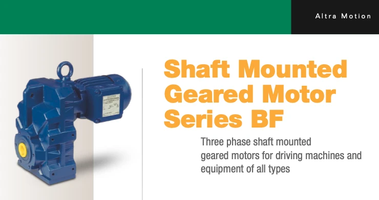 Catálogo Bauer Geared Motor — BF SERIES